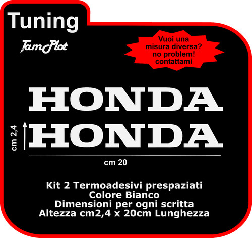 Adesivo honda scritta - adesivo, termica